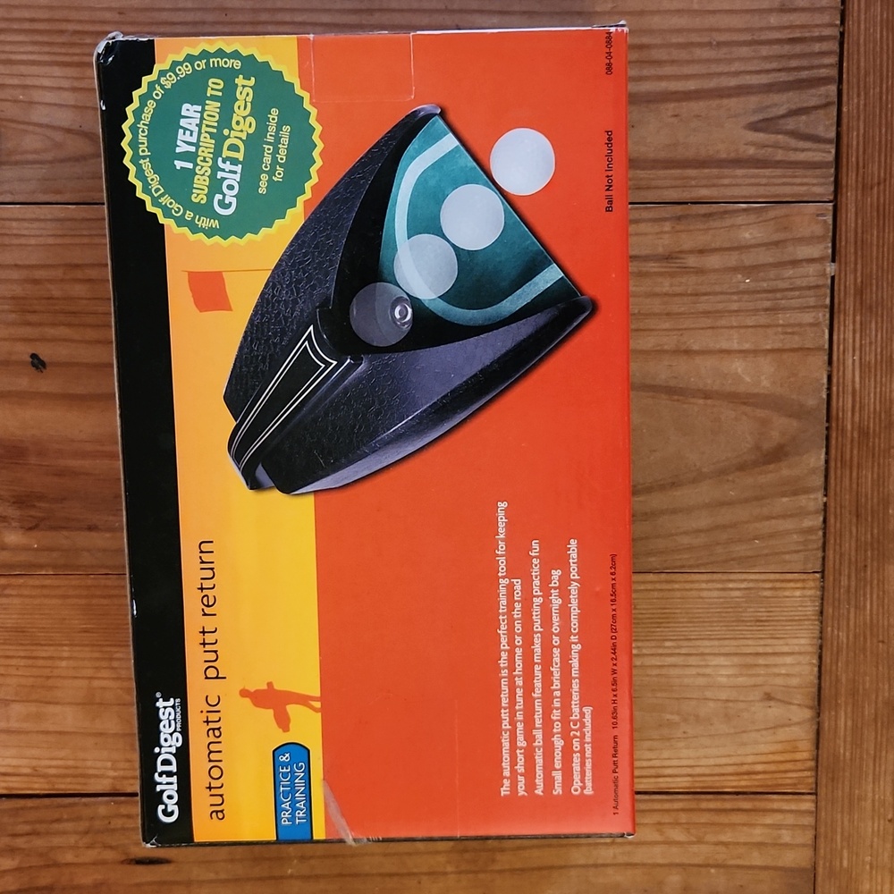 Golf Digest NWT sealed automatic Putt return